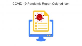 Covid 19 Pandemic Report Colored Icon In Powerpoint Pptx Png And Editable Eps Format