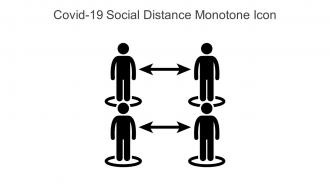 Covid 19 Social Distance Monotone Icon In Powerpoint Pptx Png And Editable Eps Format