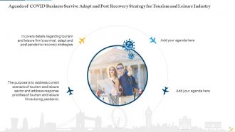 COVID Business Survive Adapt And Post Recovery Strategy For Tourism And Leisure Industry Complete Deck