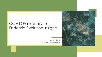 COVID Pandemic To Endemic Evolution Insights PPT Structure AT