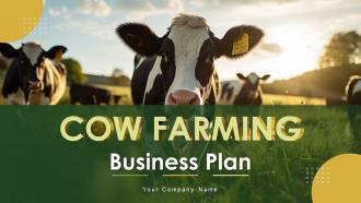 Cow Farming Business Plan Powerpoint Presentation Slides BP
