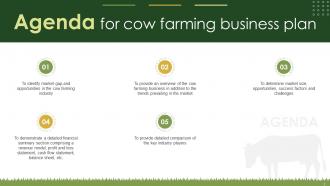 Cow Farming Business Plan Powerpoint Presentation Slides BP Professionally Multipurpose