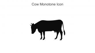 Cow Monotone Icon In Powerpoint Pptx Png And Editable Eps Format