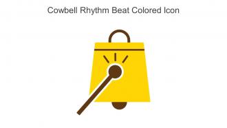 Cowbell Rhythm Beat Colored Icon In Powerpoint Pptx Png And Editable Eps Format
