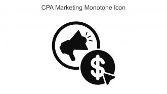 CPA Marketing Monotone Icon In Powerpoint Pptx Png And Editable Eps Format