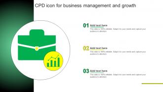 CPD Icon For Business Management And Growth