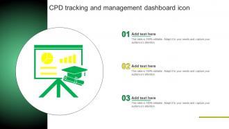 CPD Tracking And Management Dashboard Icon