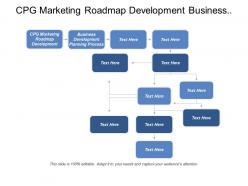 Cpg marketing roadmap development business development planning process cpb