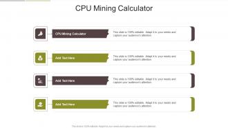 CPU Mining Calculator In Powerpoint And Google Slides Cpb