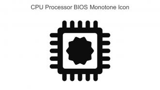 CPU Processor BIOS Monotone Icon In Powerpoint Pptx Png And Editable Eps Format