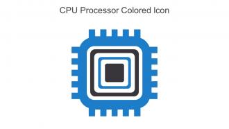CPU Processor Colored Icon In Powerpoint Pptx Png And Editable Eps Format