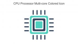 CPU Processor Multi Core Colored Icon In Powerpoint Pptx Png And ...