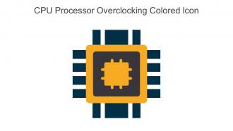 CPU Processor Overclocking Colored Icon In Powerpoint Pptx Png And Editable Eps Format