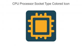 CPU Processor Socket Type Colored Icon In Powerpoint Pptx Png And Editable Eps Format