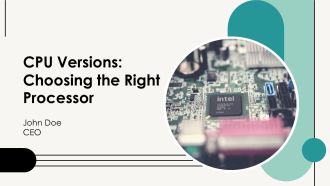 CPU Versions Choosing The Right Processor PPT Structure AT