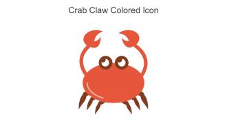 Crab Claw Colored Icon In Powerpoint Pptx Png And Editable Eps Format