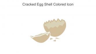 Cracked Egg Shell Colored Icon In Powerpoint Pptx Png And Editable Eps Format