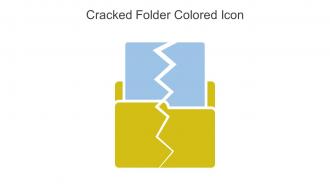 Cracked Folder Colored Icon In Powerpoint Pptx Png And Editable Eps Format