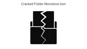 Cracked Folder Monotone Icon In Powerpoint Pptx Png And Editable Eps Format