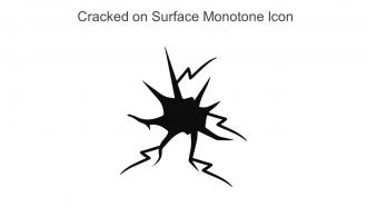 Cracked On Surface Monotone Icon In Powerpoint Pptx Png And Editable Eps Format