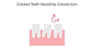 Cracked Teeth Sensitivity Colored Icon In Powerpoint Pptx Png And Editable Eps Format