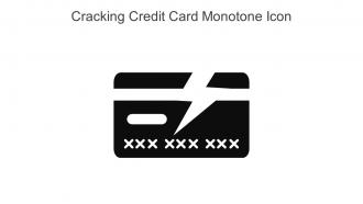 Cracking Credit Card Monotone Icon In Powerpoint Pptx Png And Editable Eps Format