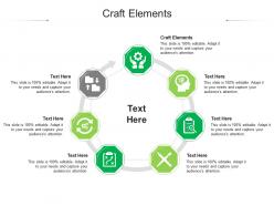 Craft elements ppt powerpoint presentation infographic template files cpb