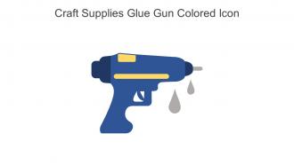 Craft Supplies Glue Gun Colored Icon In Powerpoint Pptx Png And Editable Eps Format