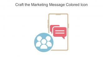 Craft The Marketing Message Colored Icon In Powerpoint Pptx Png And Editable Eps Format
