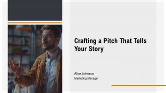 Crafting A Pitch That Tells Your Story PPT Mockup AT