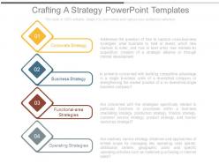 Crafting a strategy powerpoint templates