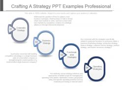 Crafting a strategy ppt examples professional