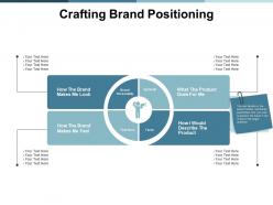 Crafting brand positioning social ppt powerpoint presentation pictures smartart