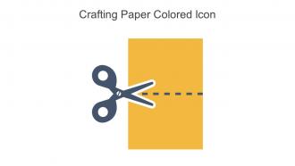 Crafting Paper Colored Icon In Powerpoint Pptx Png And Editable Eps Format