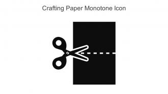 Crafting Paper Monotone Icon In Powerpoint Pptx Png And Editable Eps Format