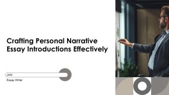Crafting Personal Narrative Essay Introductions Effectively PPT Graphics AT
