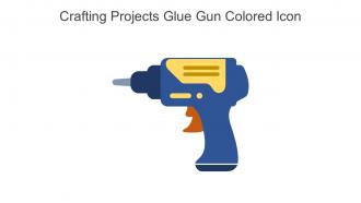 Crafting Projects Glue Gun Colored Icon In Powerpoint Pptx Png And Editable Eps Format