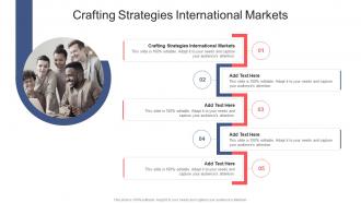Crafting Strategies International Markets In Powerpoint And Google Slides Cpb