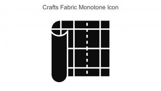 Crafts Fabric Monotone Icon In Powerpoint Pptx Png And Editable Eps Format