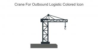 Crane For Outbound Logistic Colored Icon In Powerpoint Pptx Png And Editable Eps Format