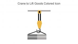 Crane To Lift Goods Colored Icon In Powerpoint Pptx Png And Editable Eps Format