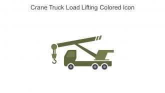 Crane Truck Load Lifting Colored Icon In Powerpoint Pptx Png And Editable Eps Format