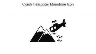 Crash Helicopter Monotone Icon In Powerpoint Pptx Png And Editable Eps Format