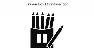 Crayon Box Monotone Icon In Powerpoint Pptx Png And Editable Eps Format