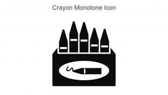 Crayon Monotone Icon In Powerpoint Pptx Png And Editable Eps Format