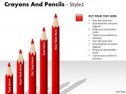 Crayons and pencils style 1 ppt 3