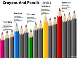 Crayons and pencils style 1 ppt 4