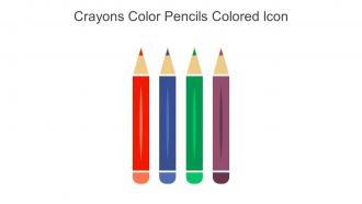 Crayons Color Pencils Colored Icon In Powerpoint Pptx Png And Editable Eps Format