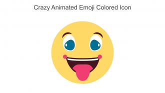 Crazy Animated Emoji Colored Icon In Powerpoint Pptx Png And Editable Eps Format
