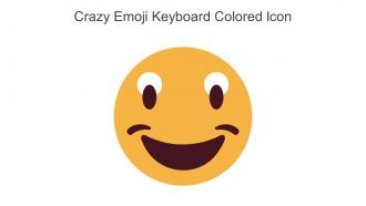 Crazy Emoji Keyboard Colored Icon In Powerpoint Pptx Png And Editable Eps Format
